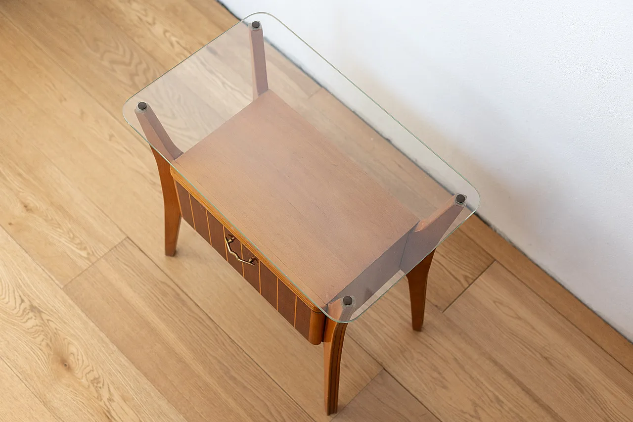 Bedside table by Gio Ponti for Permanente Mobili Cantù 1950s 8