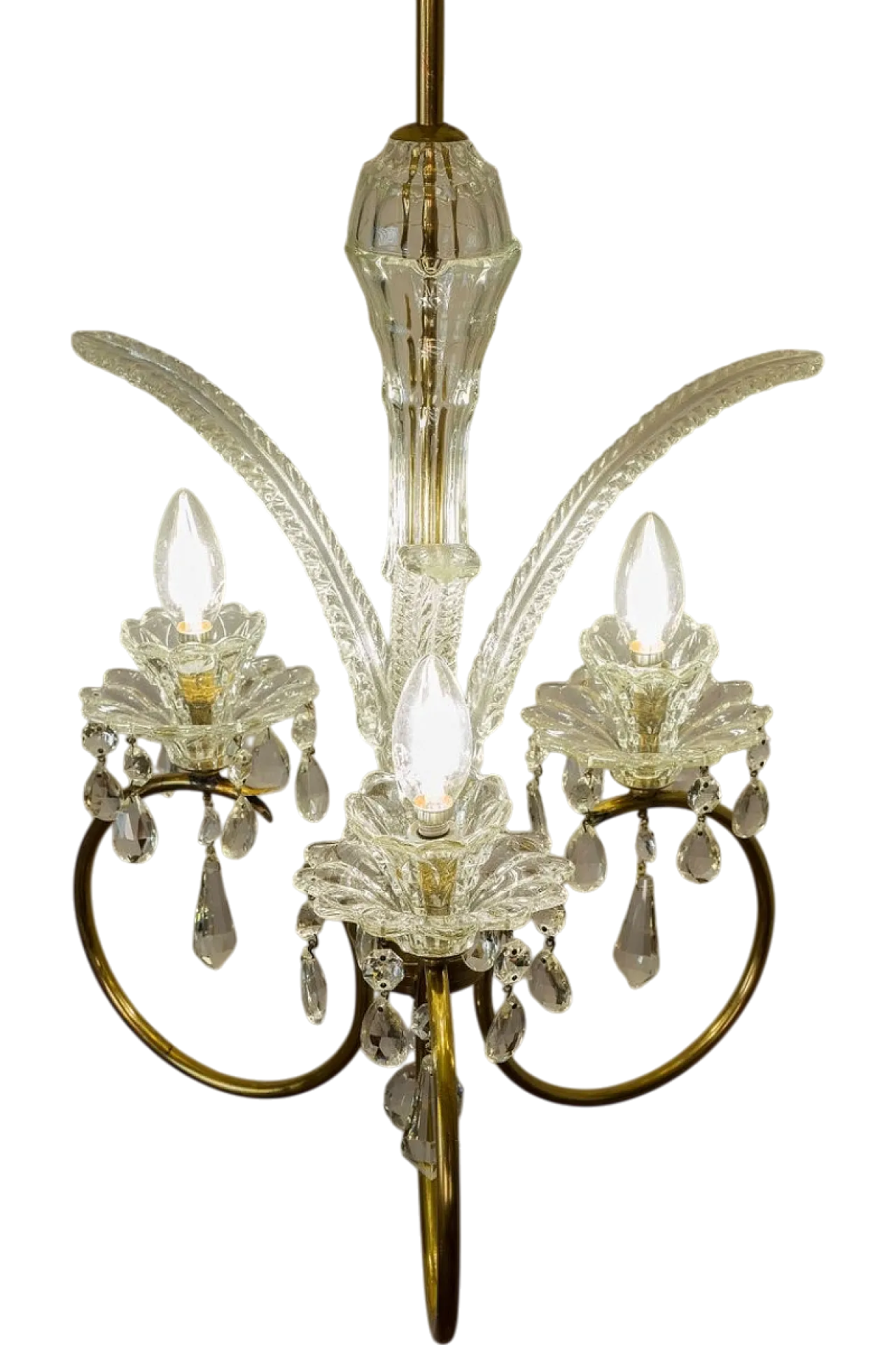 Chandelier in Murano glass, 1950s 12