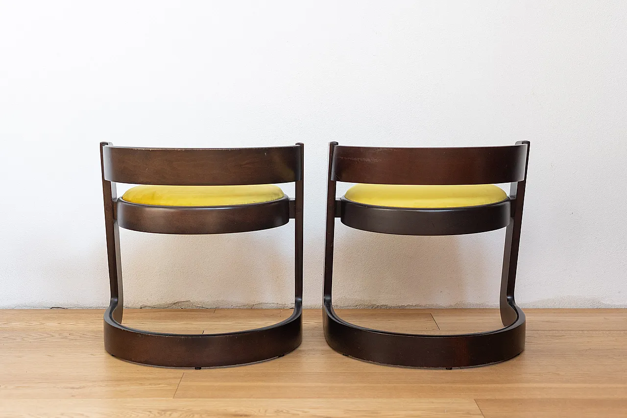 Pair of Willy Rizzo chairs for Mario Sabot, 70s 4