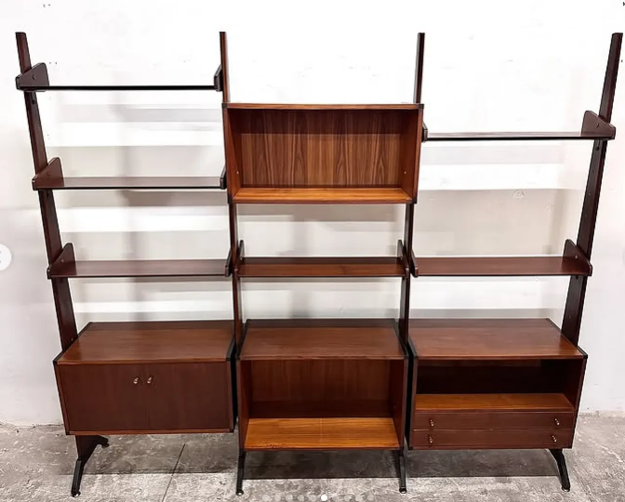 Three-module bookcase by AV Arredamenti Contemporanei, 1960s 6