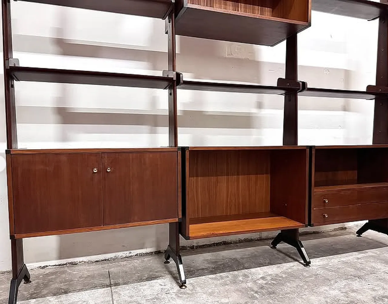 Three-module bookcase by AV Arredamenti Contemporanei, 1960s 9