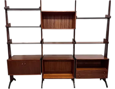 Three-module bookcase by AV Arredamenti Contemporanei, 1960s