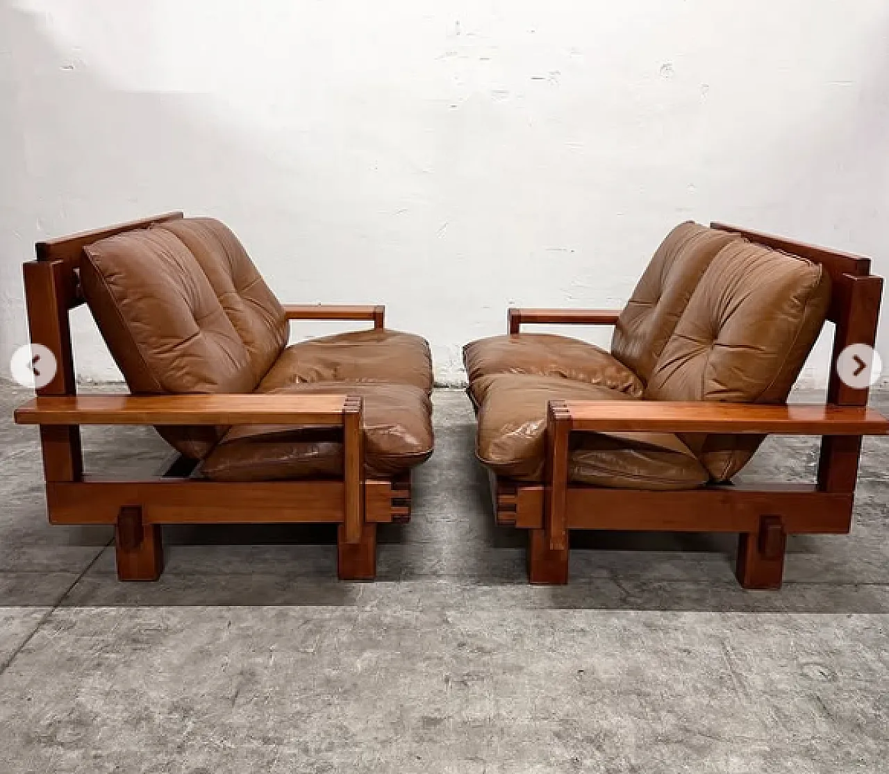 Pair of sofas by G. Rivadossi for Officina Rivadossi, 19th century 3