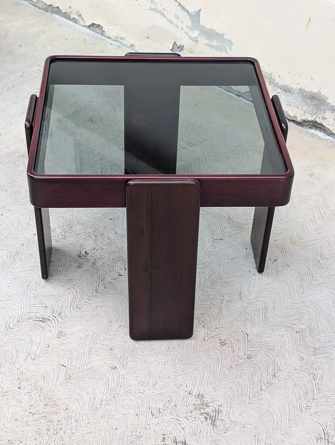 Square Side table by Gianfranco Frattini for Cassina, 70s 3