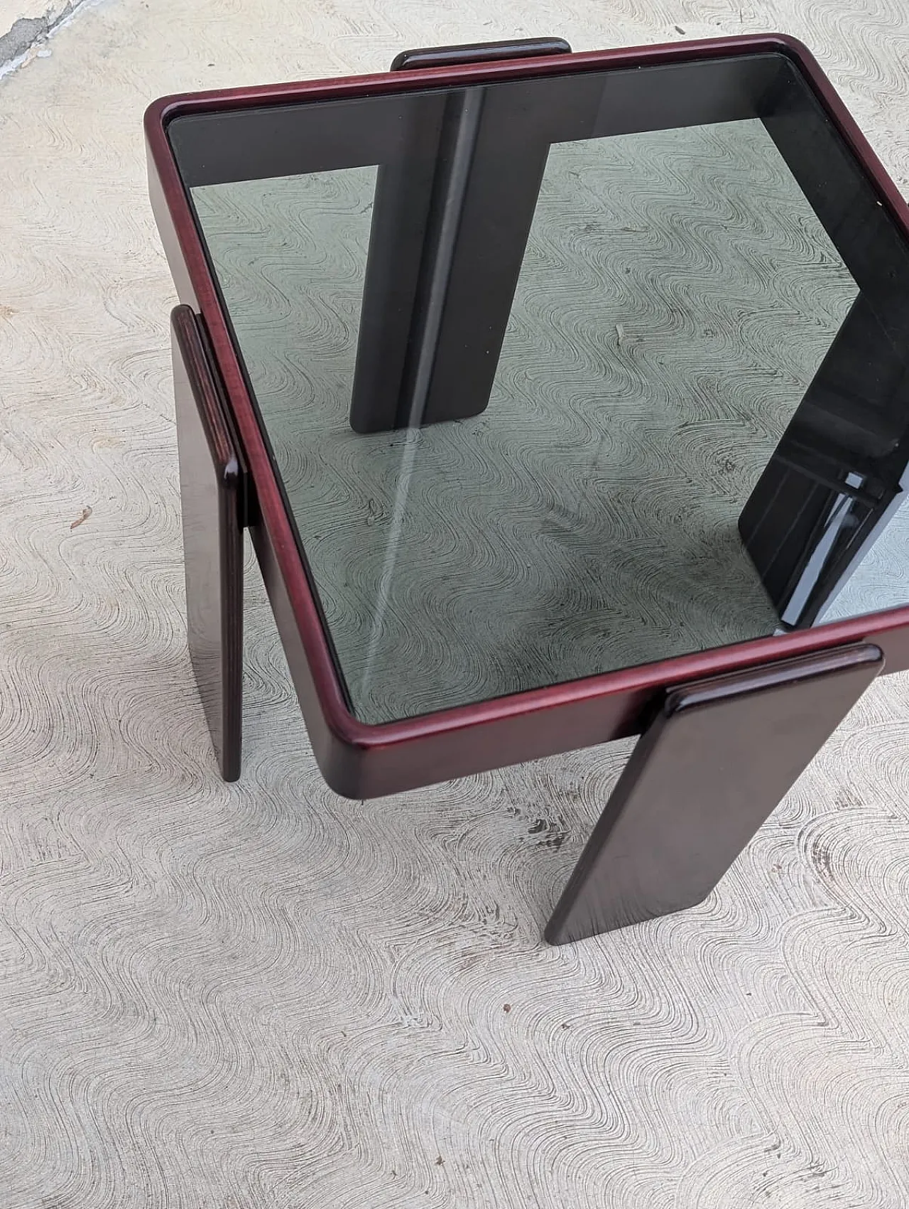 Square Side table by Gianfranco Frattini for Cassina, 70s 5