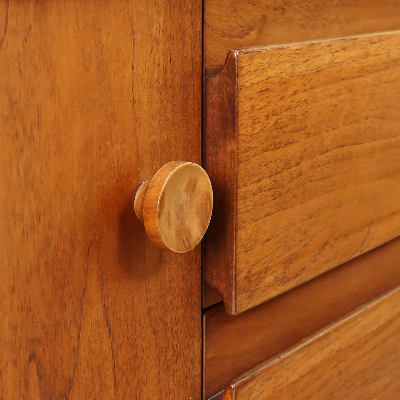 Walnut Torbecchia sideboard by G. Michelucci for Poltronova, 1960s 8