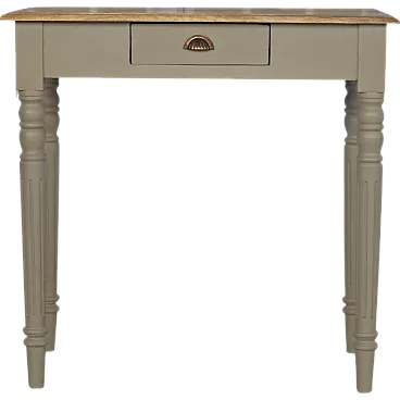 Writing desk hand painted Mango Wood Grey, 2000