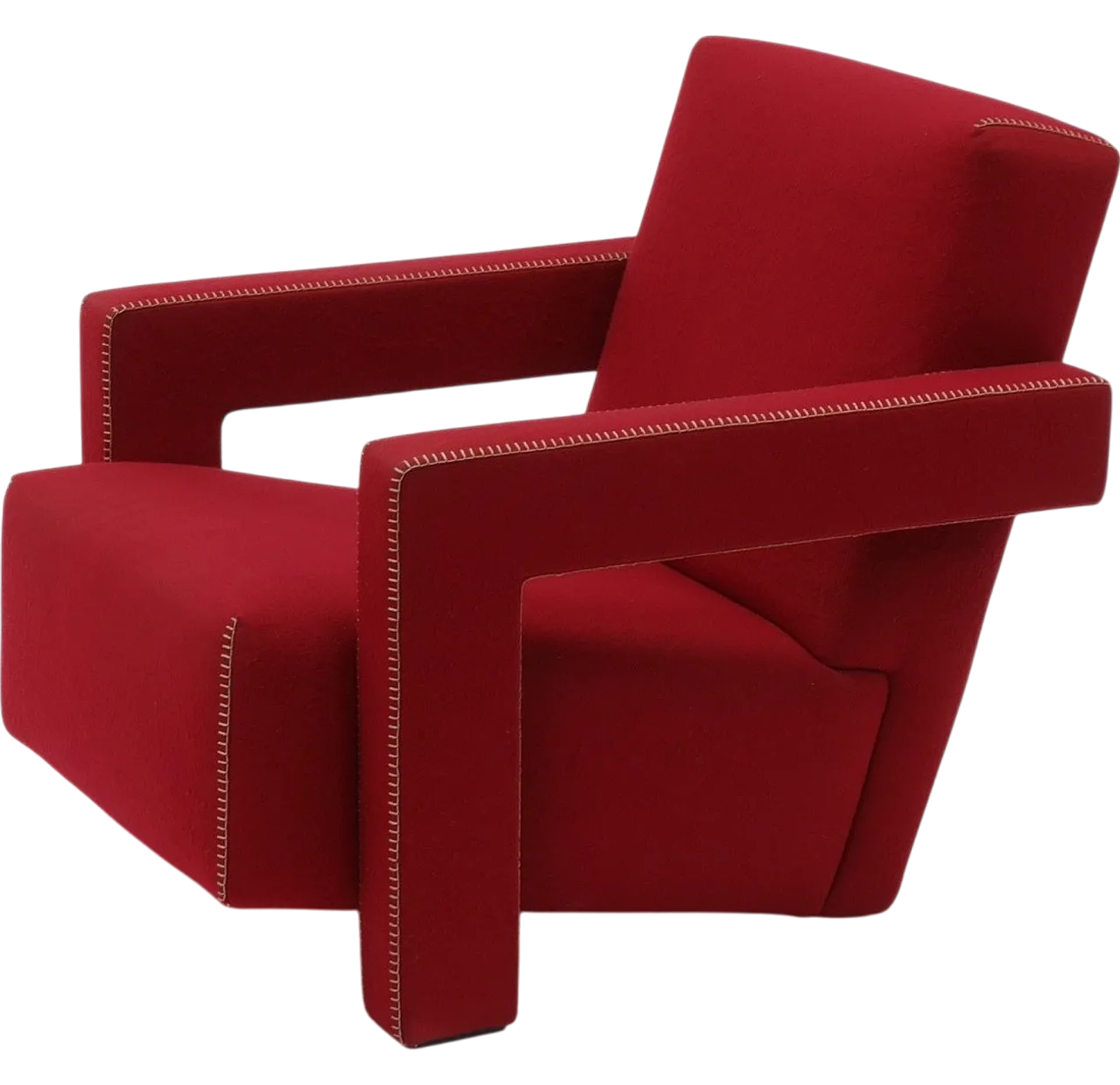 Cassina 637 Utrecht new never used in red wool 18