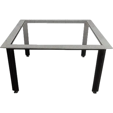 Low Small Coffee Table Table chrome bands T10 by L.C. Domination for Azucena