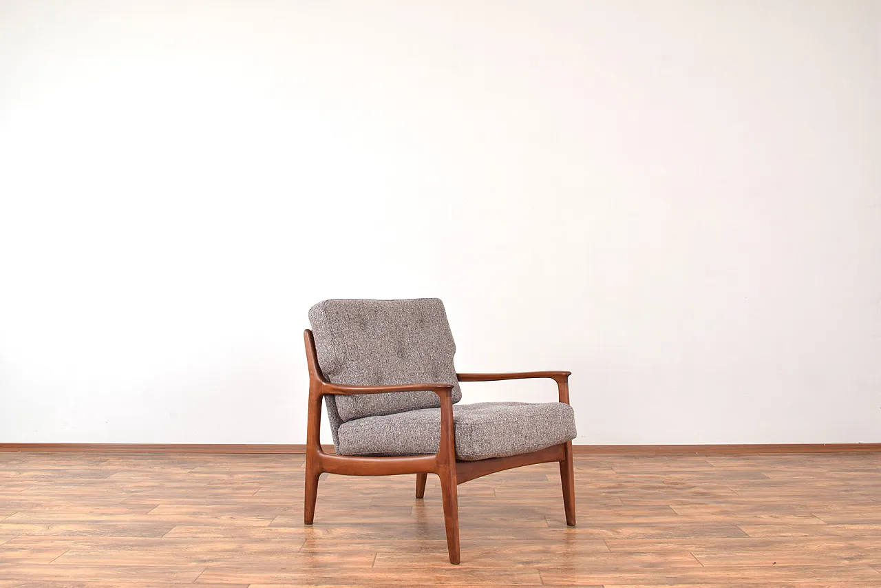 Mid-Century Lounge Chair by Eugen Schmidt for Soloform, 1960s. 1