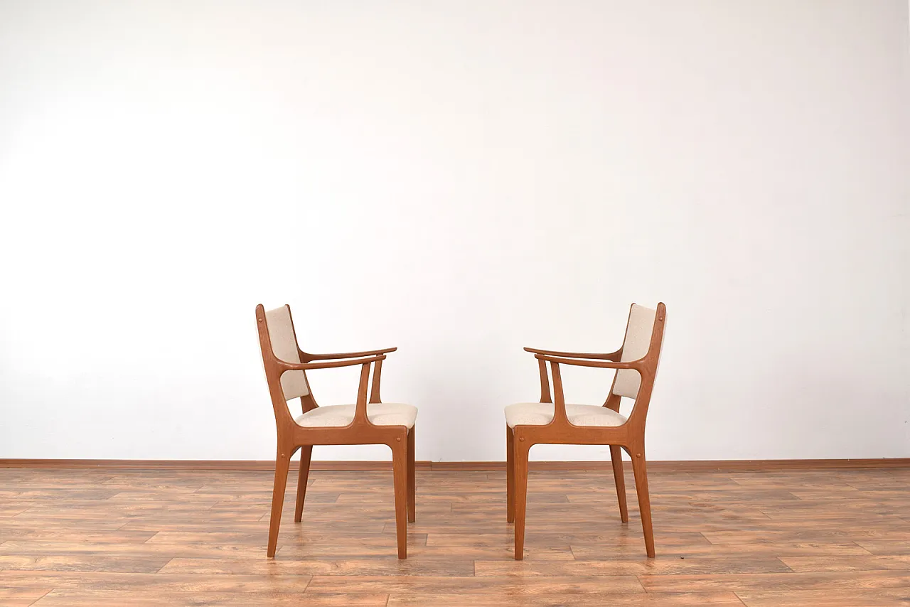 Mid-Century Danish Teak chairs by Johannes Andersen, 60s 2