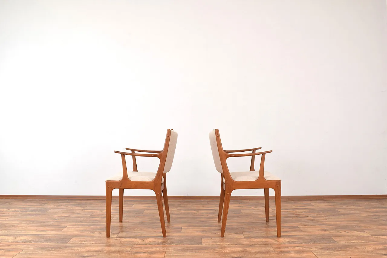 Mid-Century Danish Teak chairs by Johannes Andersen, 60s 3