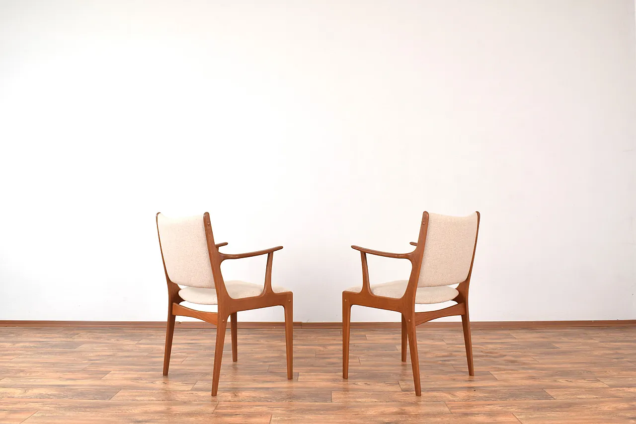 Mid-Century Danish Teak chairs by Johannes Andersen, 60s 4