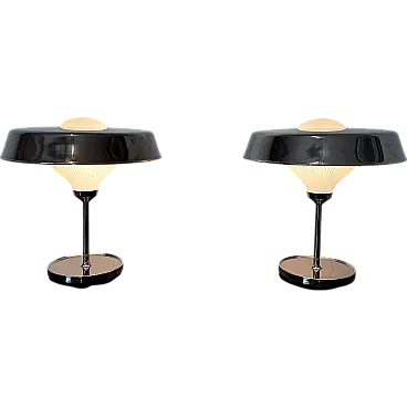 Pair of Ro lamps by Artemide, 1970s