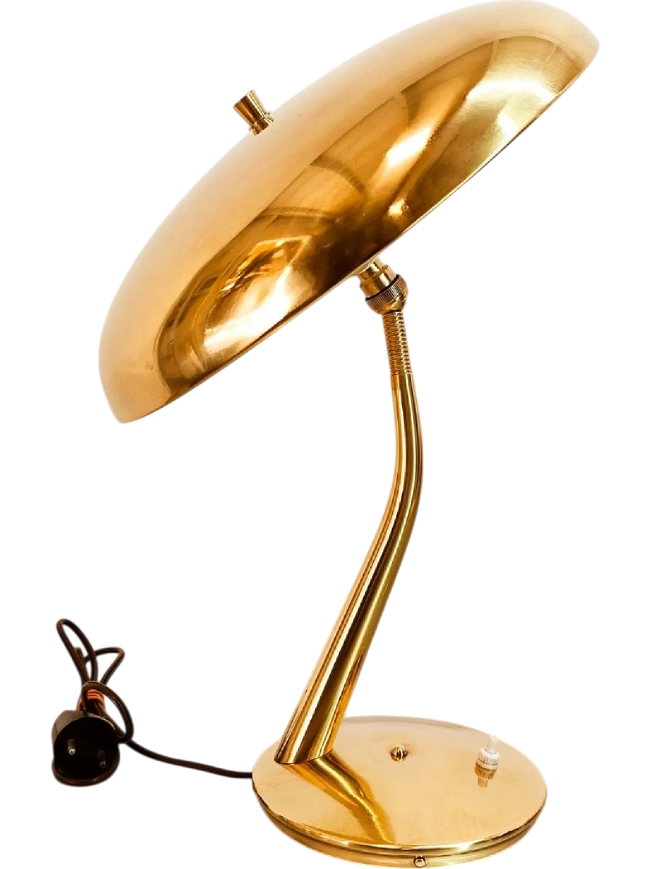 Brass lamp by Lumen Milano, 1950s 18