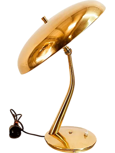 Brass lamp by Lumen Milano, 1950s