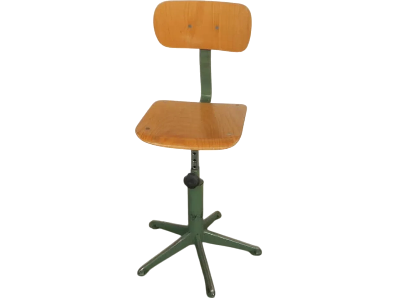 Swivel stool with back, 70s 10