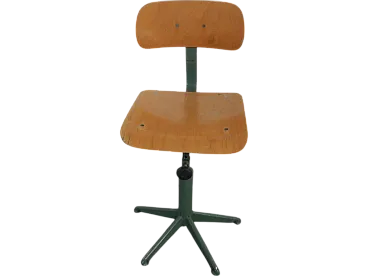 Swivel stool with back 1970