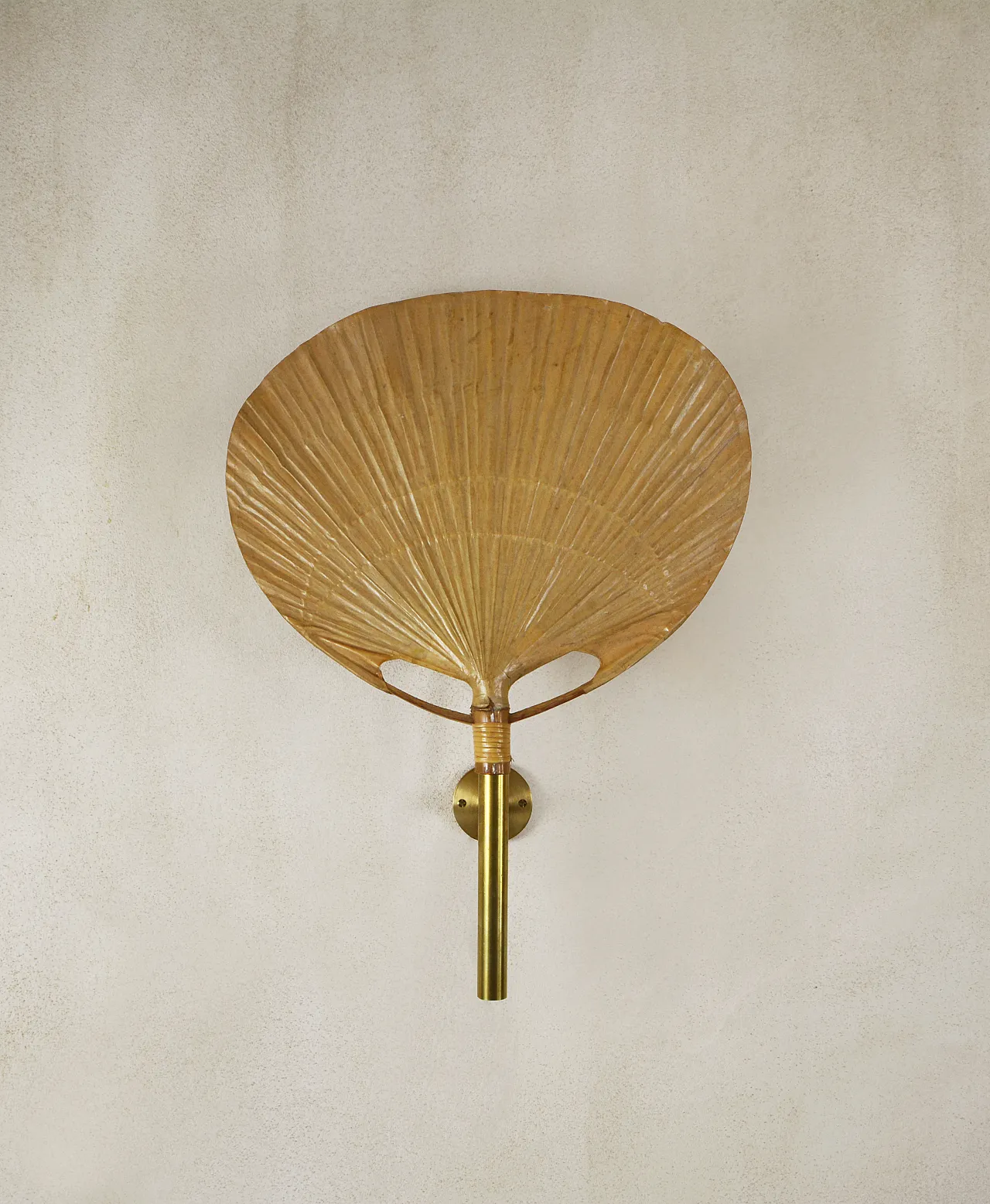 Uchiwa II wall lamp by Ingo Maurer, 70s 7