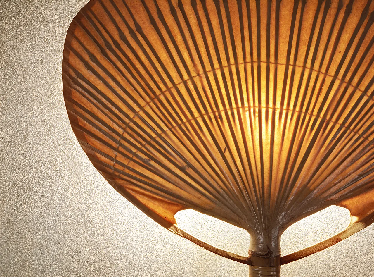 Uchiwa II wall lamp by Ingo Maurer, 70s 8