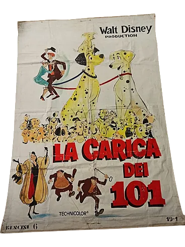 La Carica dei 101 by Bencini, mixed media on canvas, late 20th century