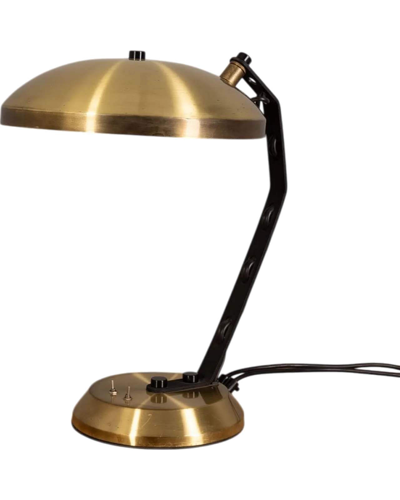 Brass table lamp, 1970s 11