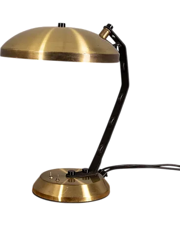 Brass table lamp, 1970s