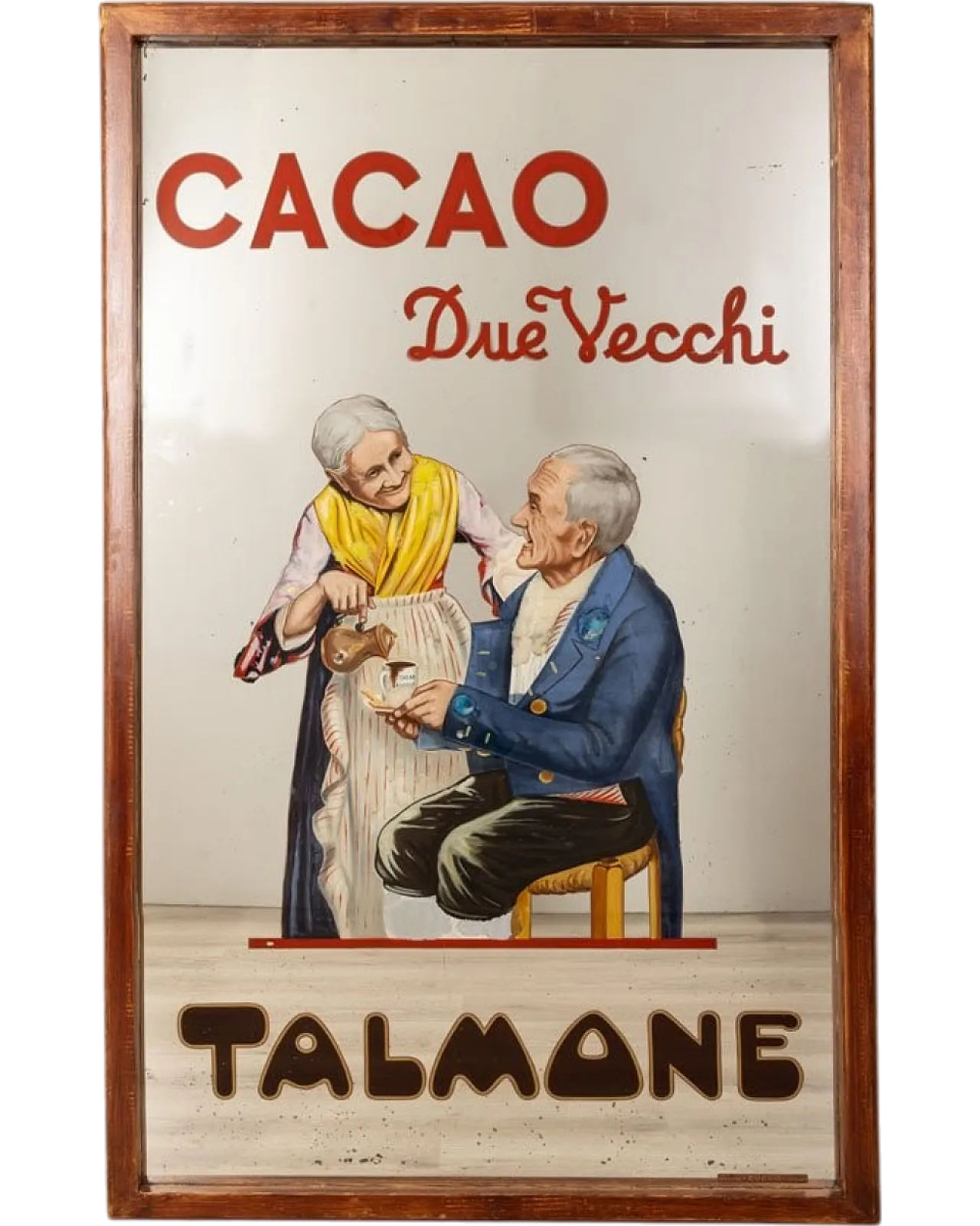 Large window sticker Cocoa Talmone Due Vecchi, 1960s 18