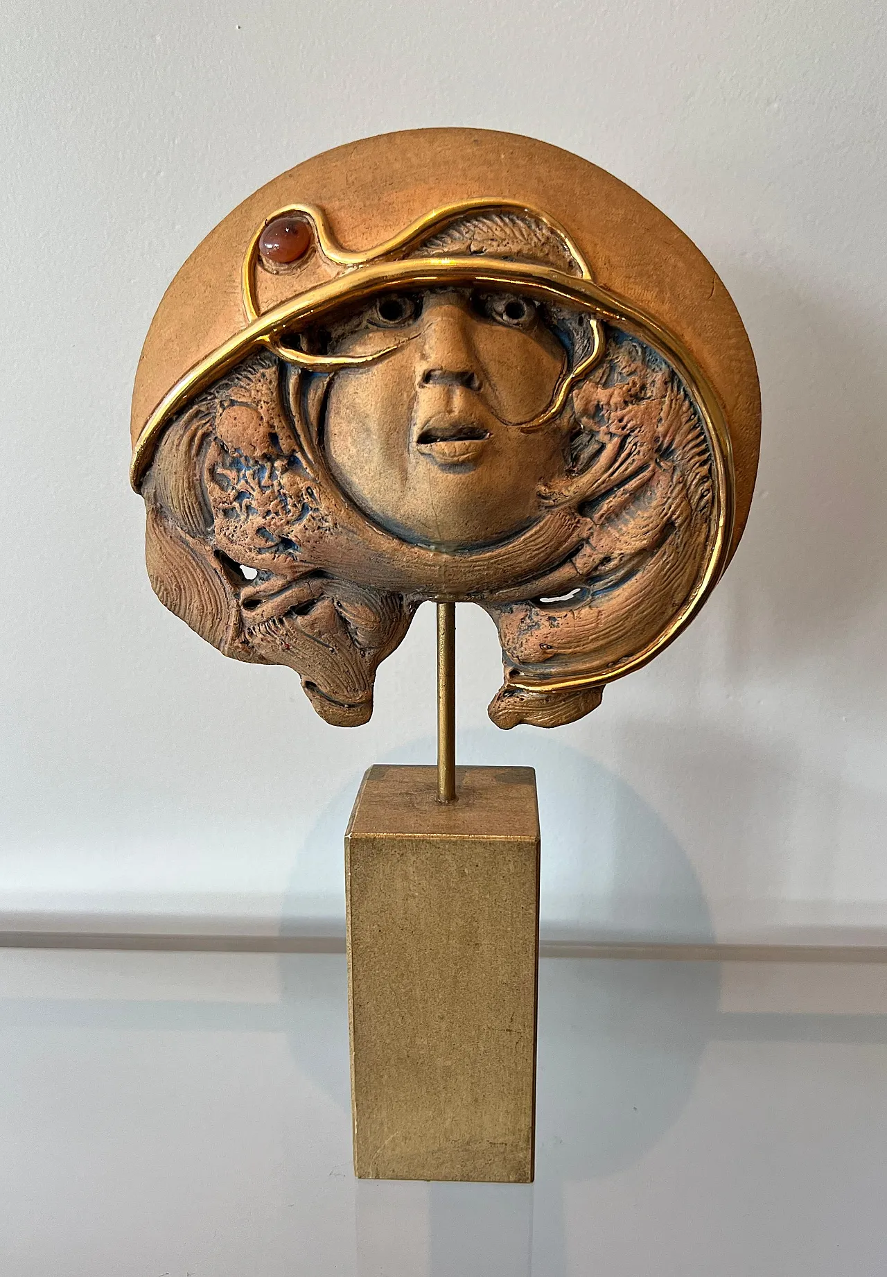 Terracotta Sculpture by Jean-Claude Vanhaecke, 1970s 3