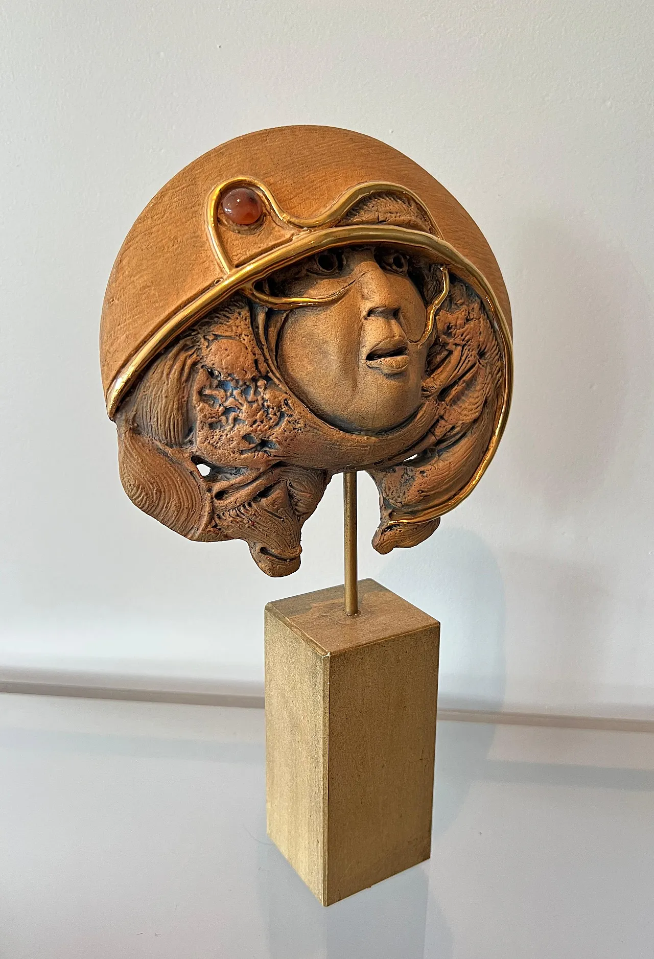 Terracotta Sculpture by Jean-Claude Vanhaecke, 1970s 6