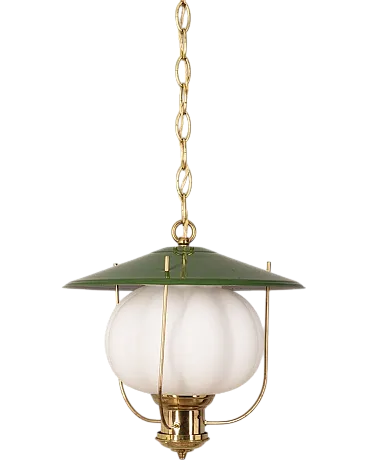 Lantern chandelier by Targetti Sankey for Targetti, 1970s