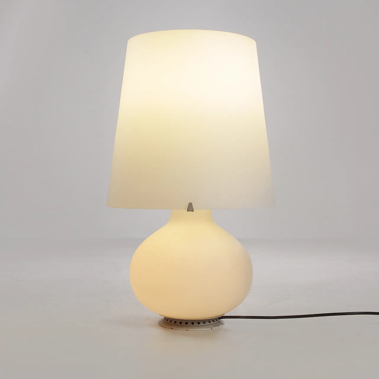 Glass table lamp by Max Ingrand for Fontana Arte, 1950s 8