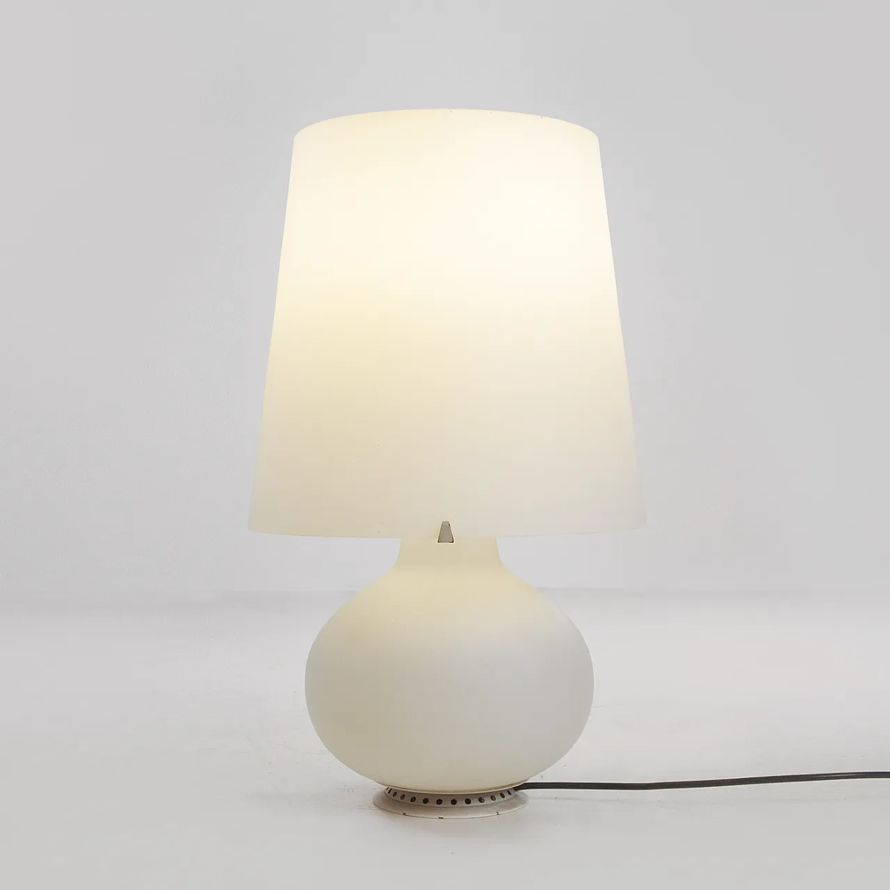 Glass table lamp by Max Ingrand for Fontana Arte, 1950s 9