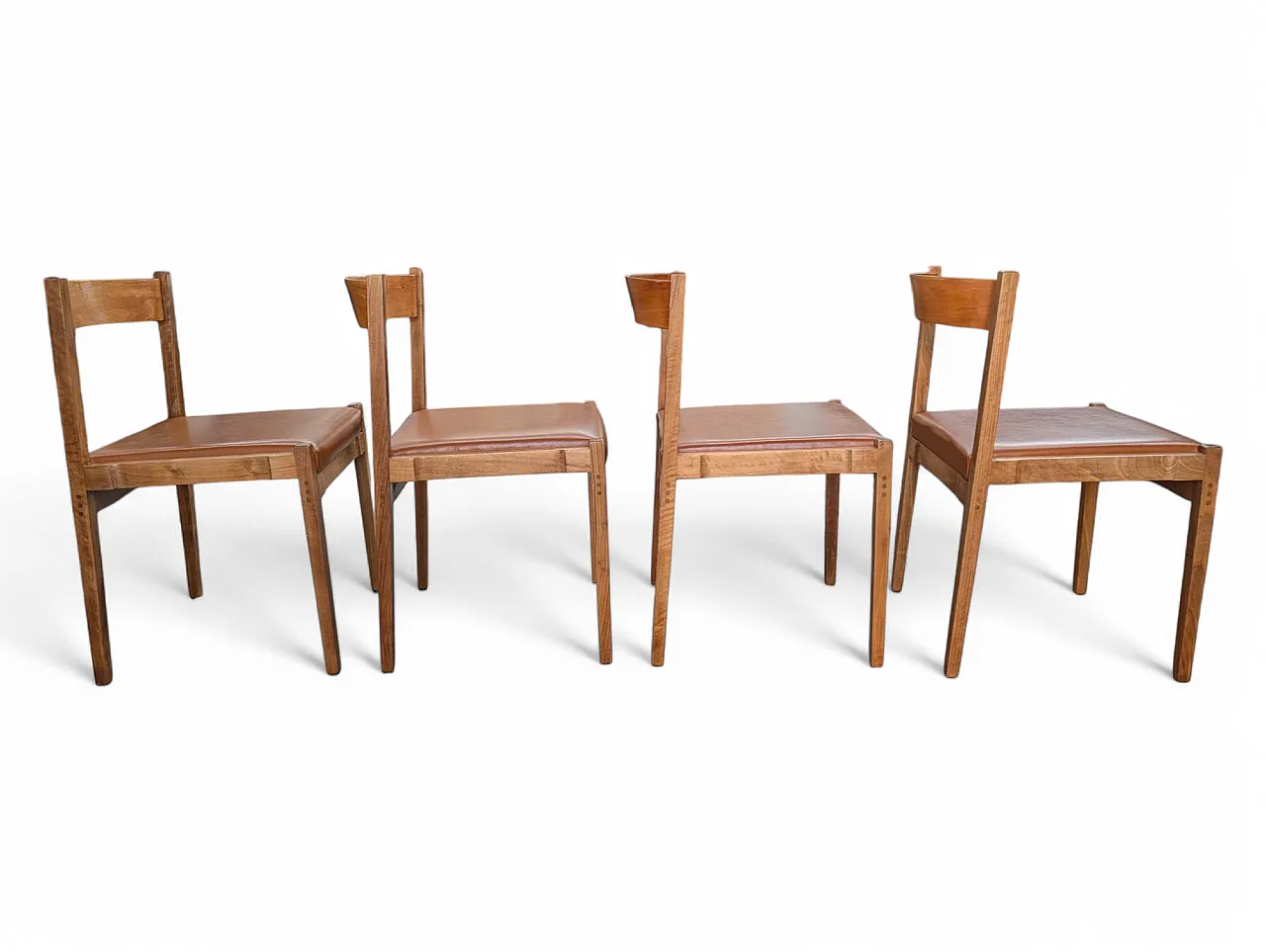 Set of 4 Cassina dining chairs, Italy 1970 2