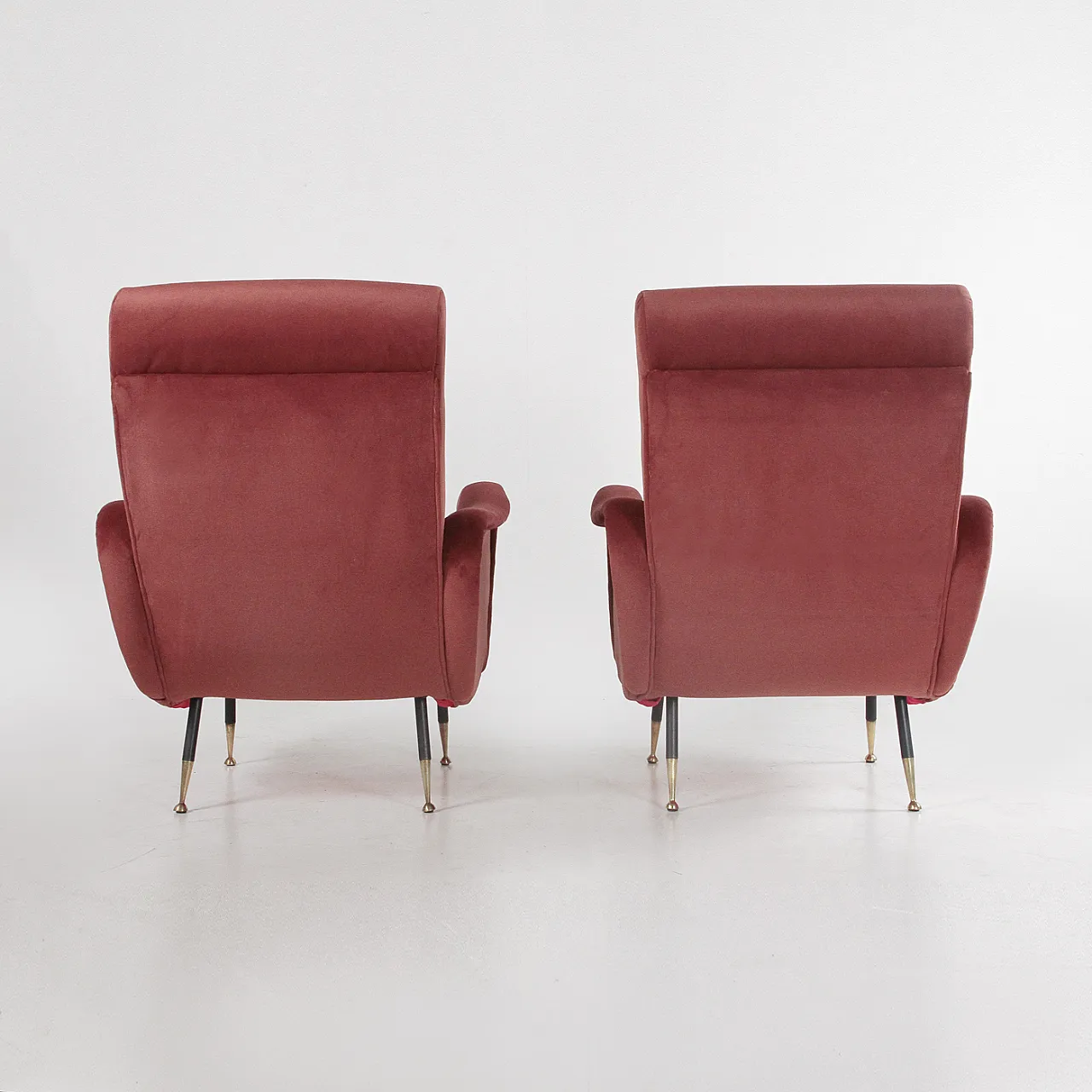 Pair of Lady style armchairs by Marco Zanuso, 1960s 5