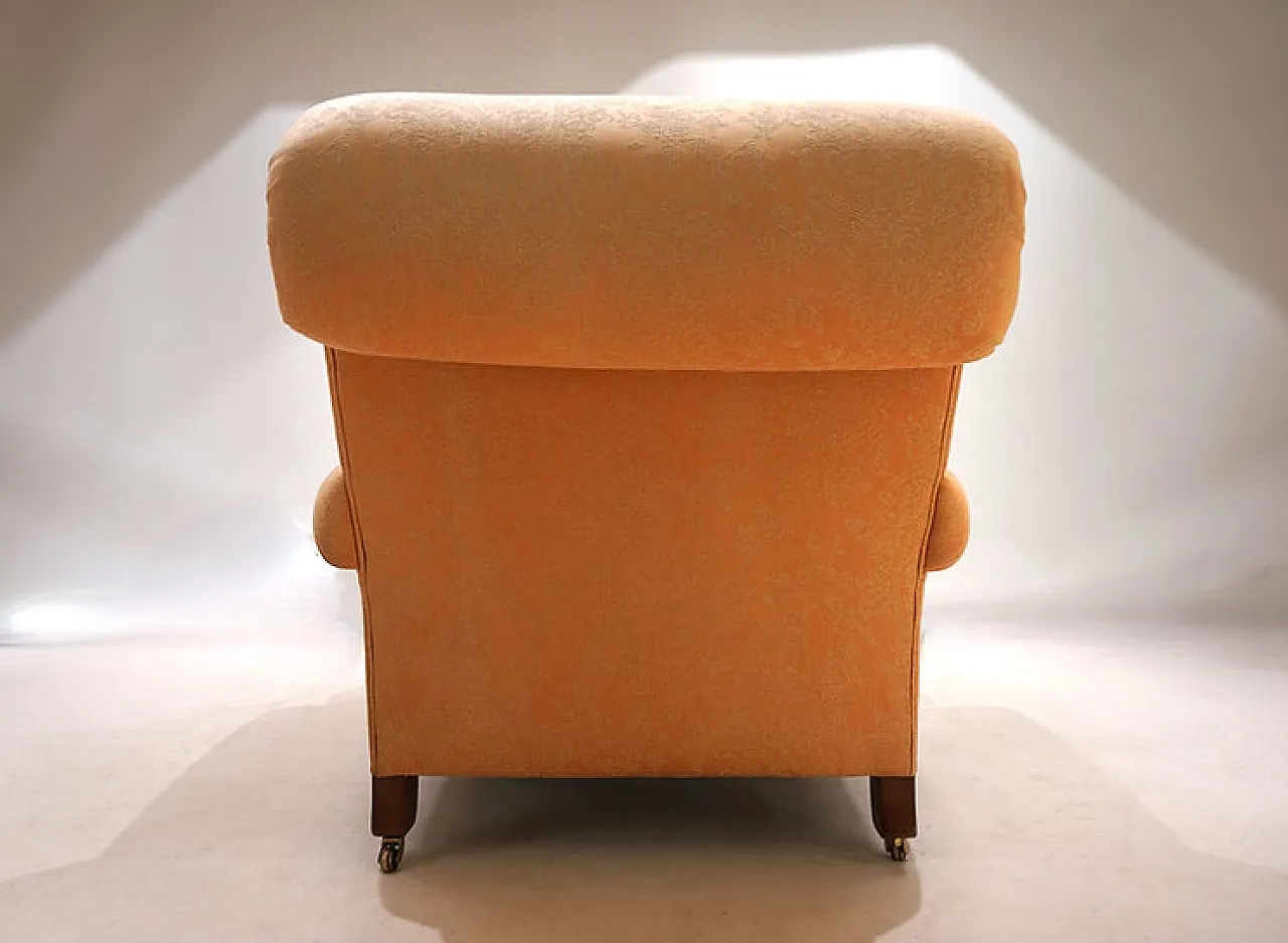 Armchair with deep seat in the style of Howard & Sons, 20th century 1