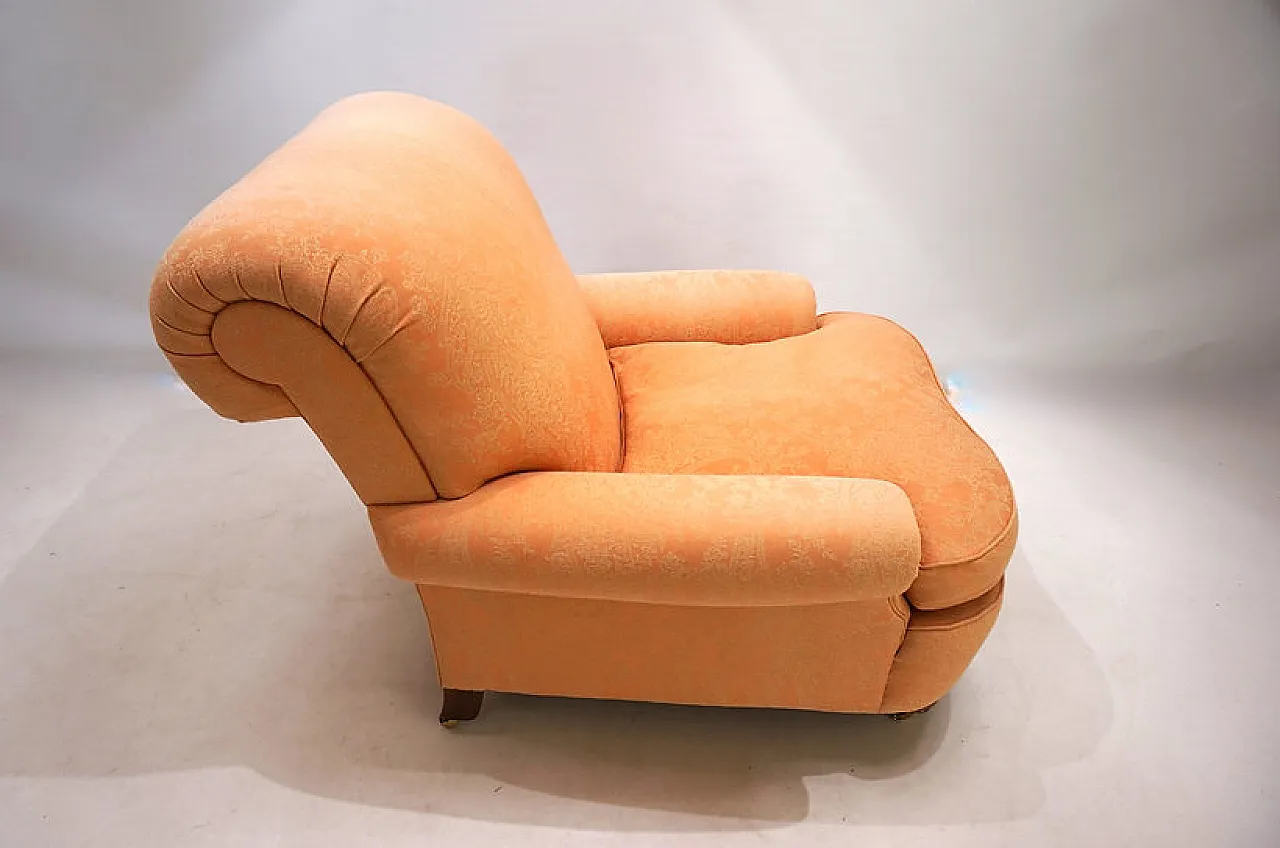 Armchair with deep seat in the style of Howard & Sons, 20th century 4