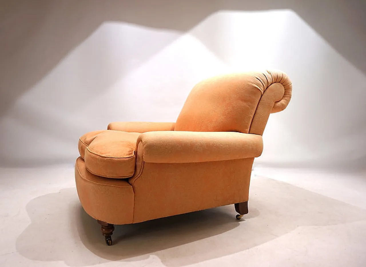 Armchair with deep seat in the style of Howard & Sons, 20th century 5