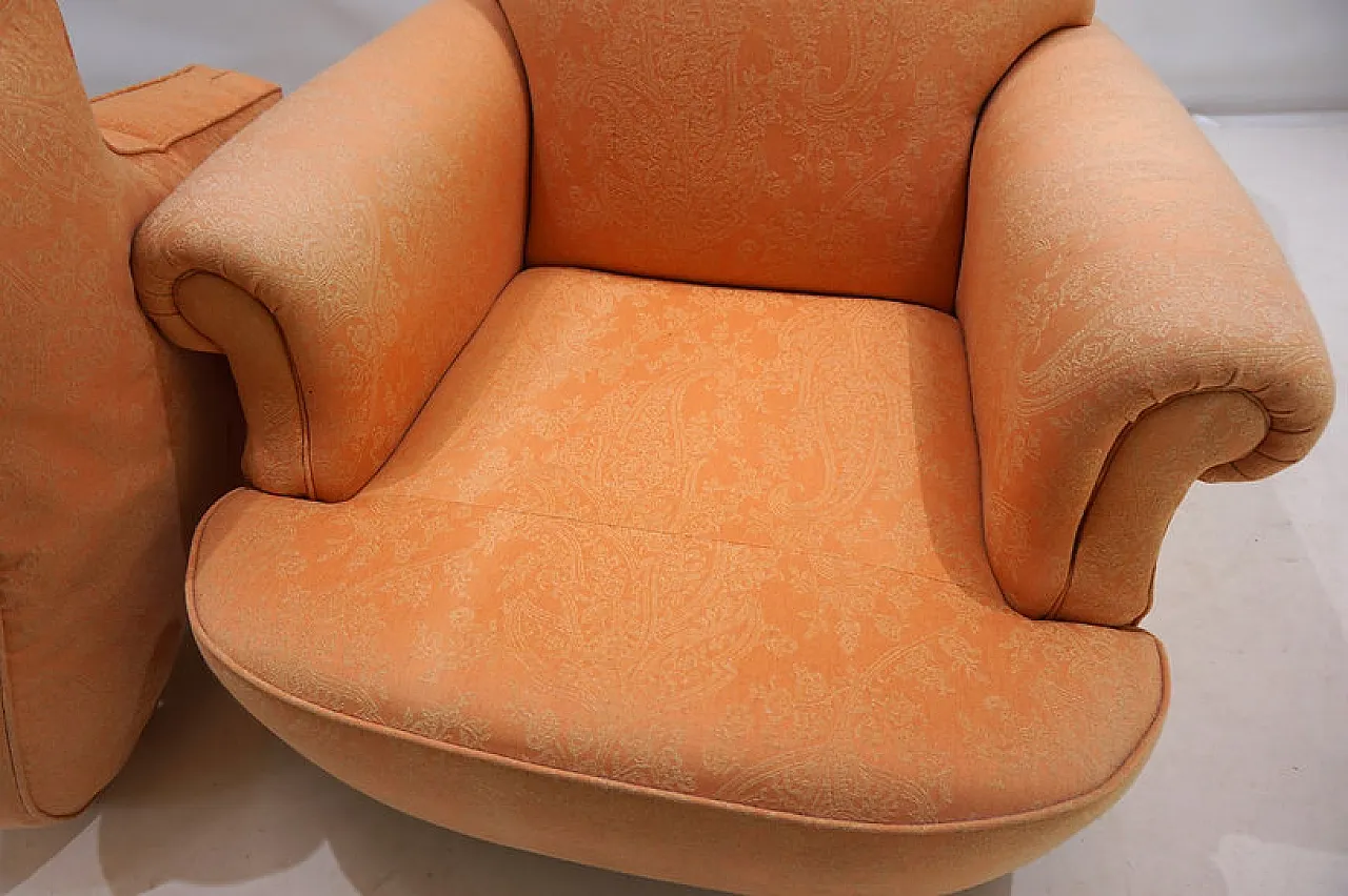 Armchair with deep seat in the style of Howard & Sons, 20th century 7