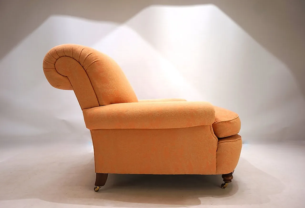 Armchair with deep seat in the style of Howard & Sons, 20th century 8