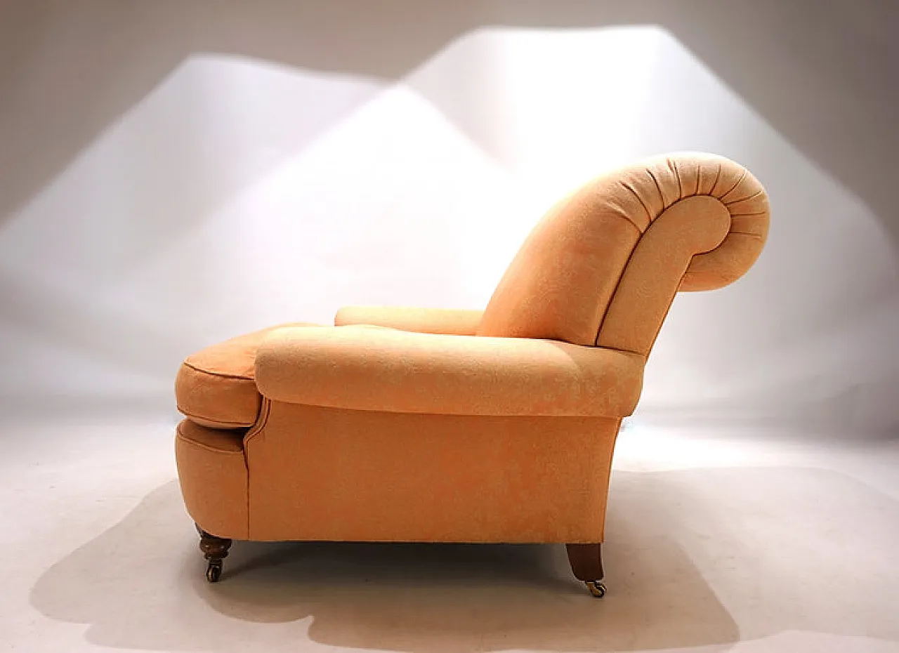 Armchair with deep seat in the style of Howard & Sons, 20th century 9