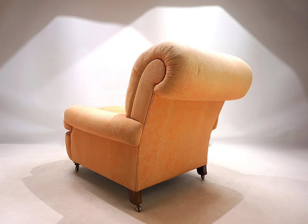 Armchair with deep seat in the style of Howard & Sons, 20th century 12