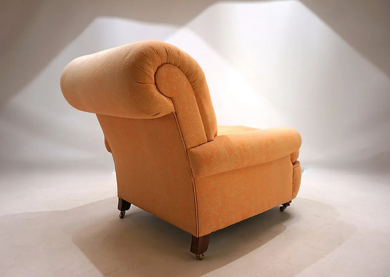 Armchair with deep seat in the style of Howard & Sons, 20th century 14