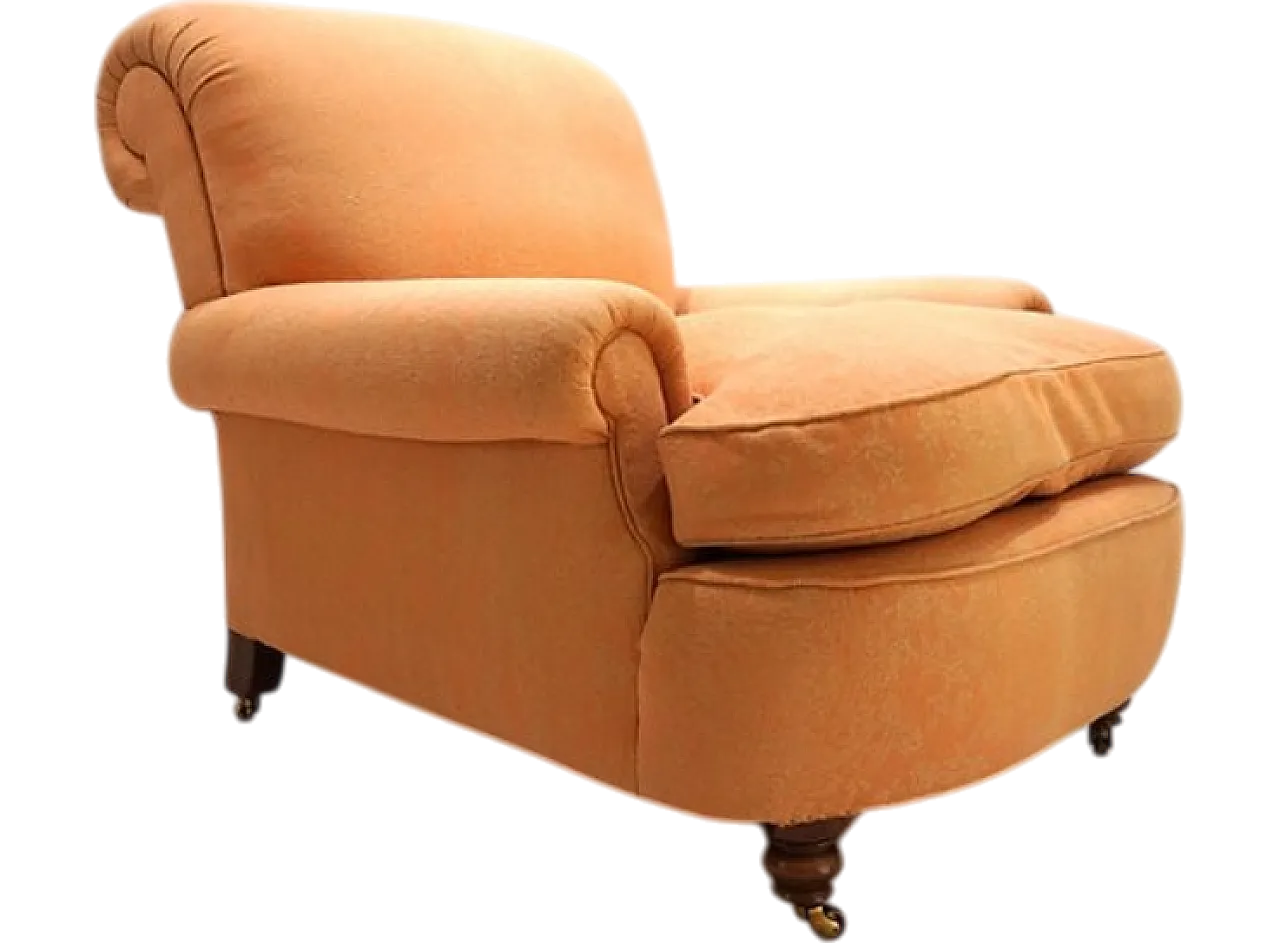 Armchair with deep seat in the style of Howard & Sons, 20th century 16