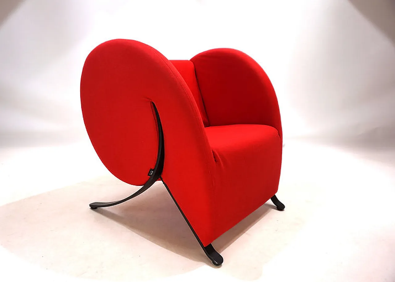 Arflex Virgola lounge chair by Jaacov Kaufman, 1990s 1