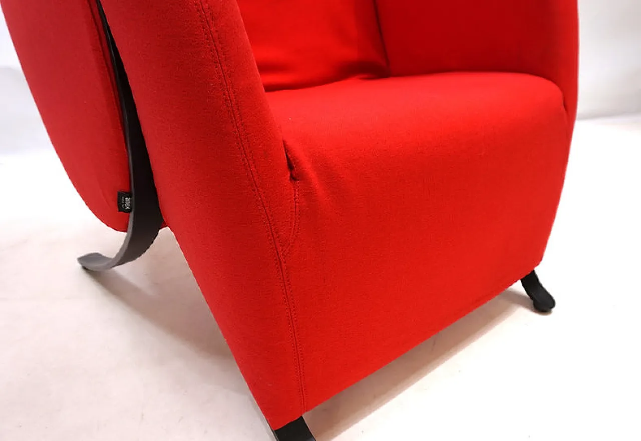 Arflex Virgola lounge chair by Jaacov Kaufman, 1990s 3