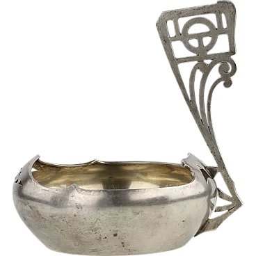 Art Nouveau silver ladle, late 19th century