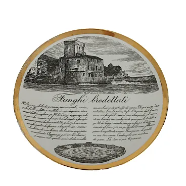 Specialità Liguri plate by Piero Fornasetti, 1960s