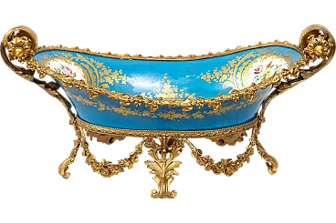 Napoleon III  polycromed porcelain centerpiece by Sevres, '800