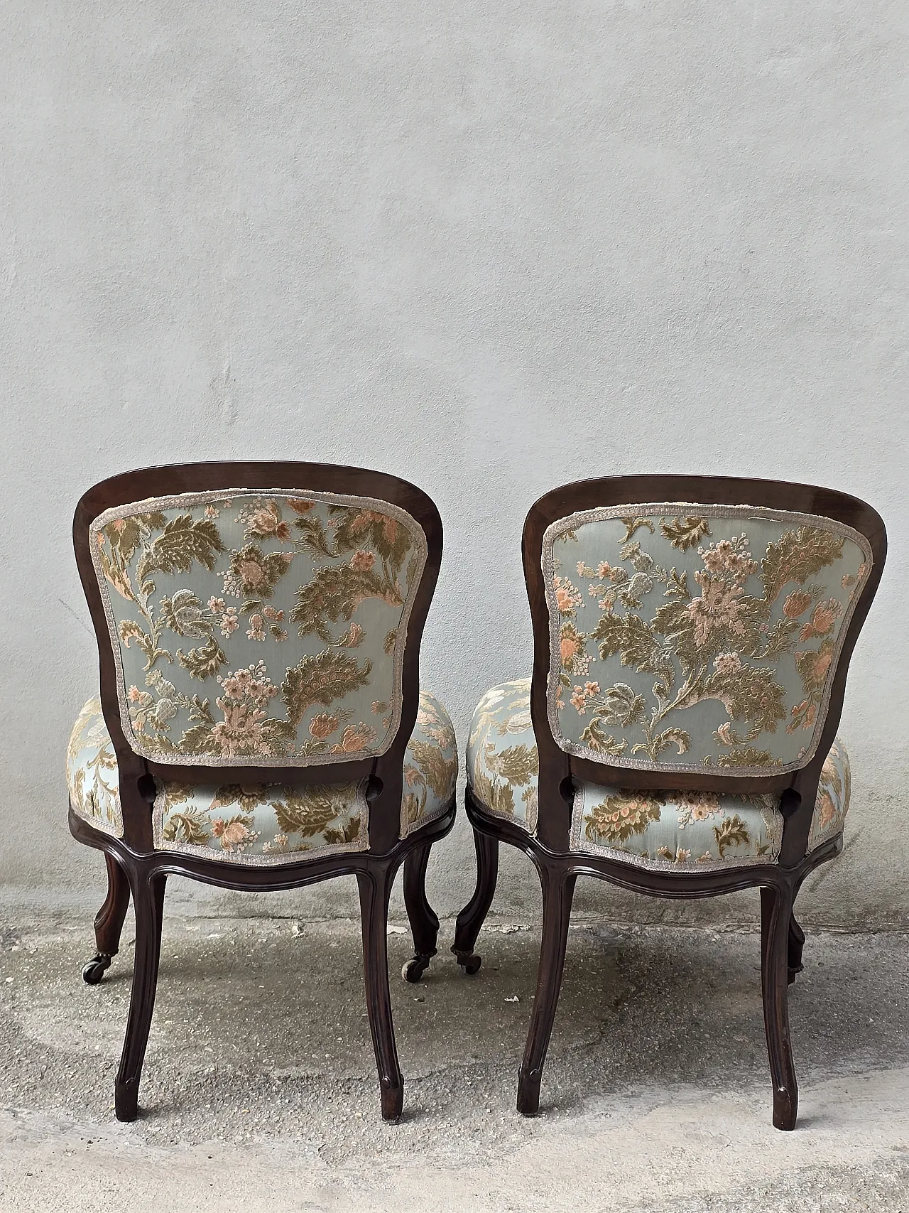 British armchairs with original upholstery, 19th century 4